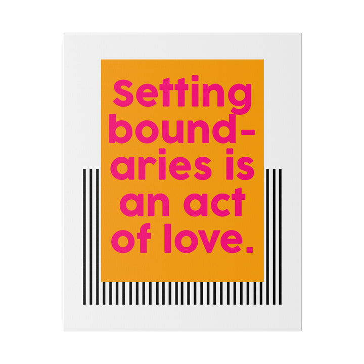 Boundaries of Love Canvas Print