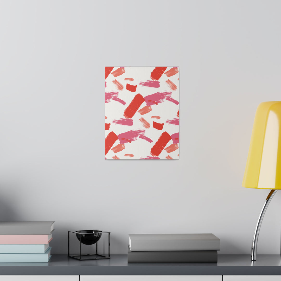 Abstract Expressionism Satin Canvas