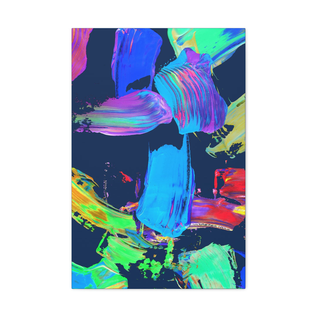 Vivid Brushstrokes Gallery Canvas