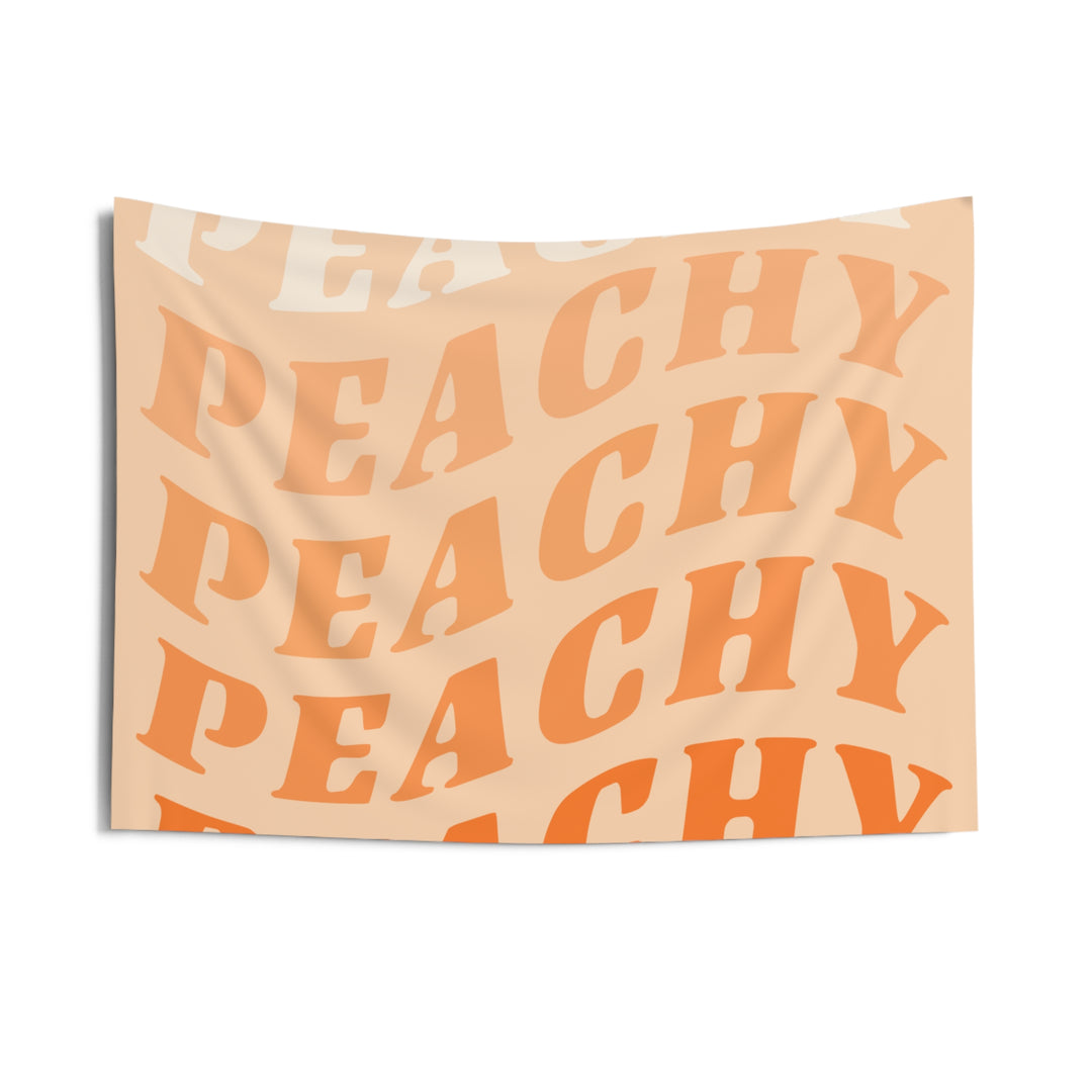 "Peachy" Indoor Wall Tapestry