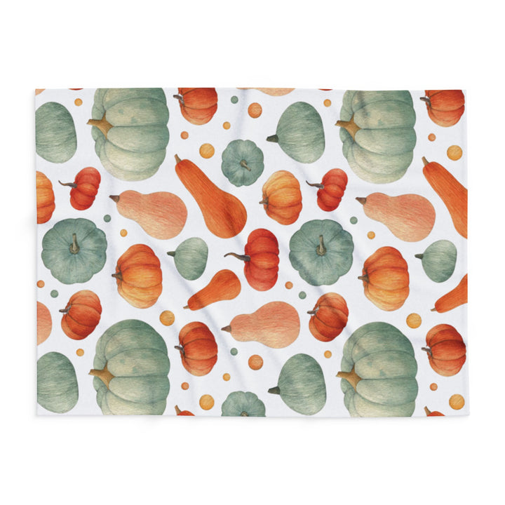 Harvest Pumpkins Fleece Blanket