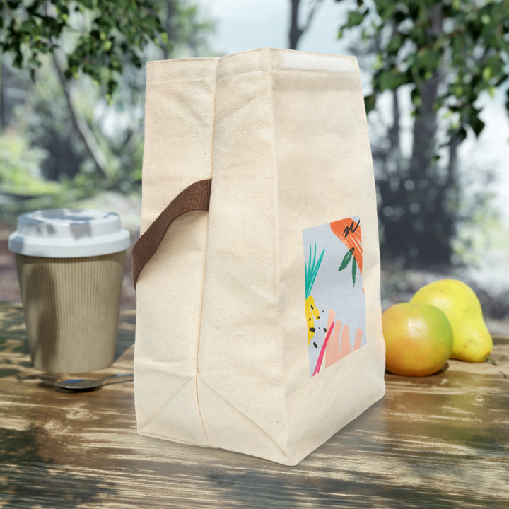 Tropical Vibes Lunch Bag With Strap