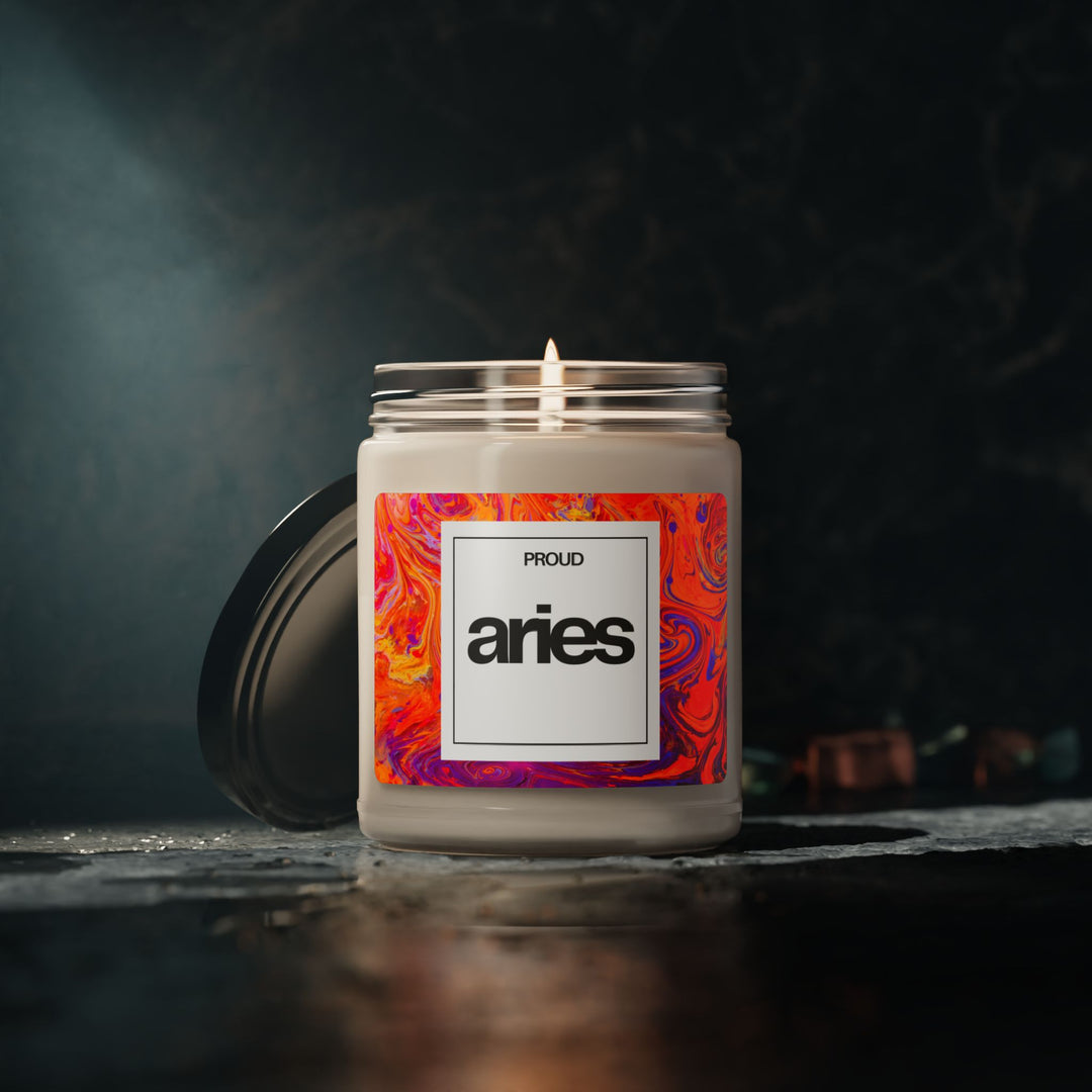 Zodiac Candle Proud Aries