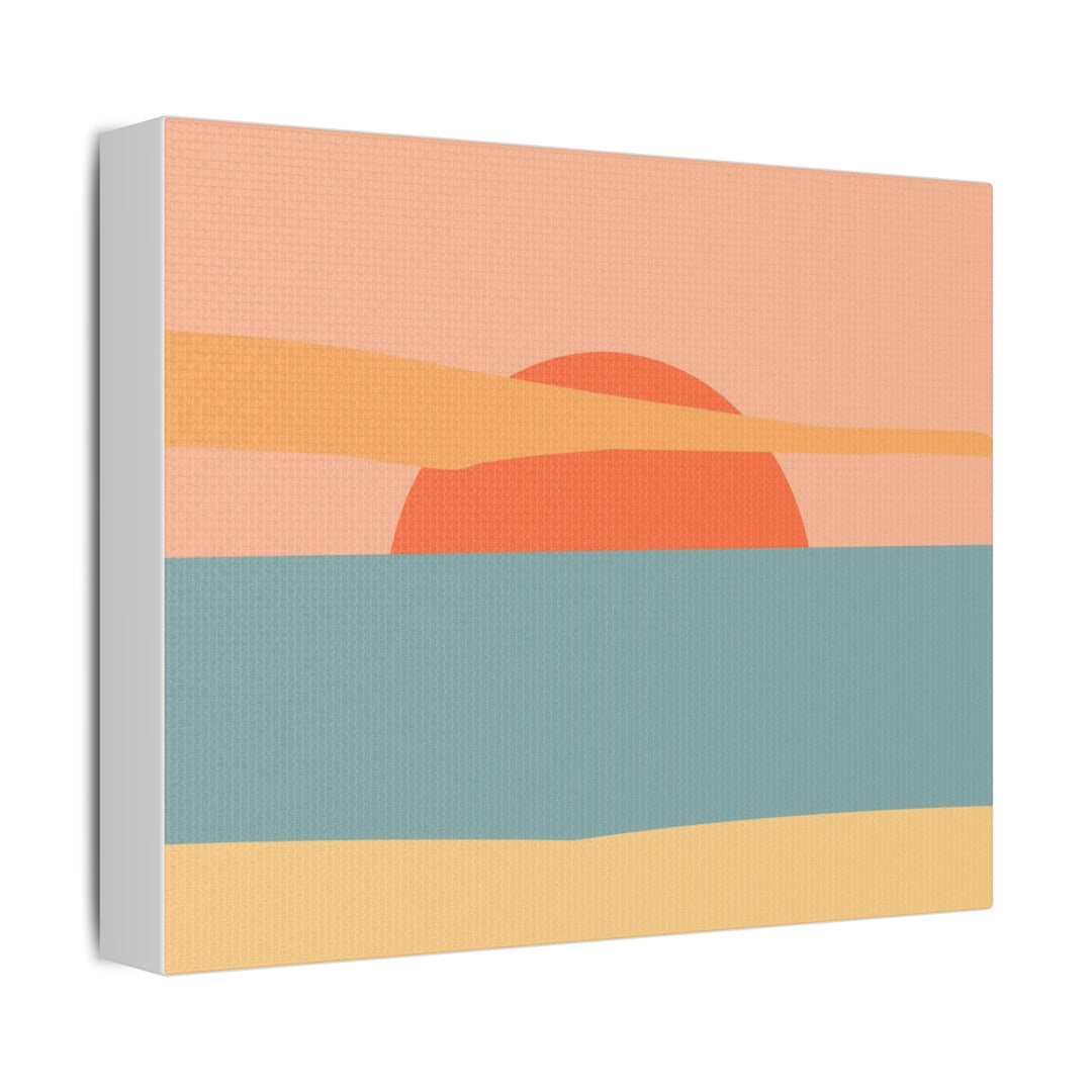 Sunset Serenity Satin Canvas