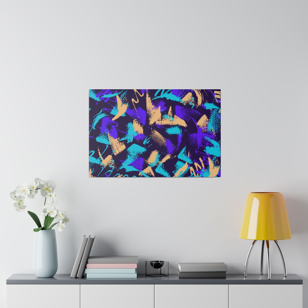 Color Burst Matte Canvas