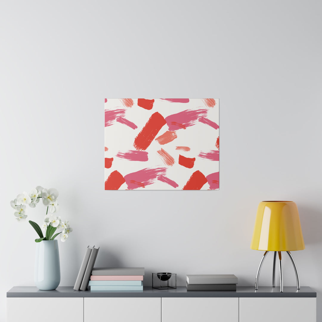 Abstract Expressionism Satin Canvas