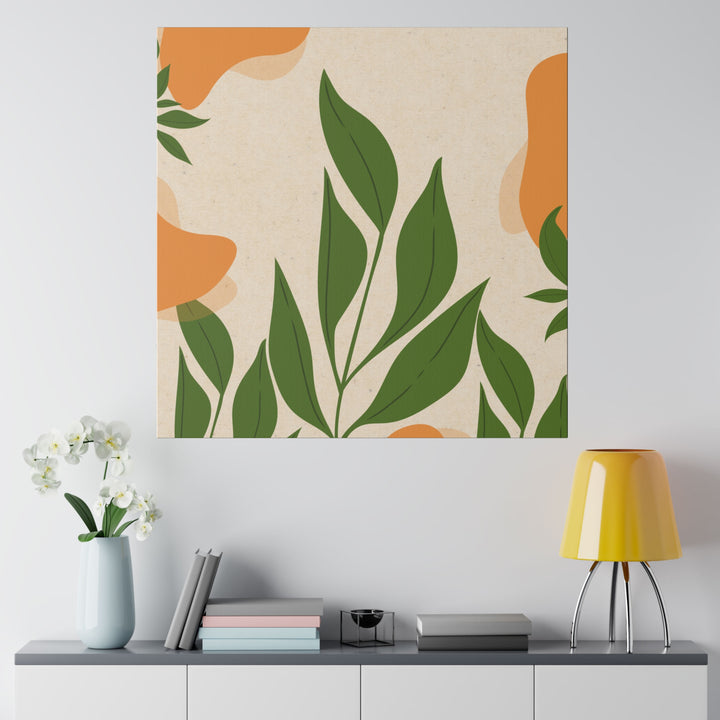 Botanical Bliss Matte Canvas