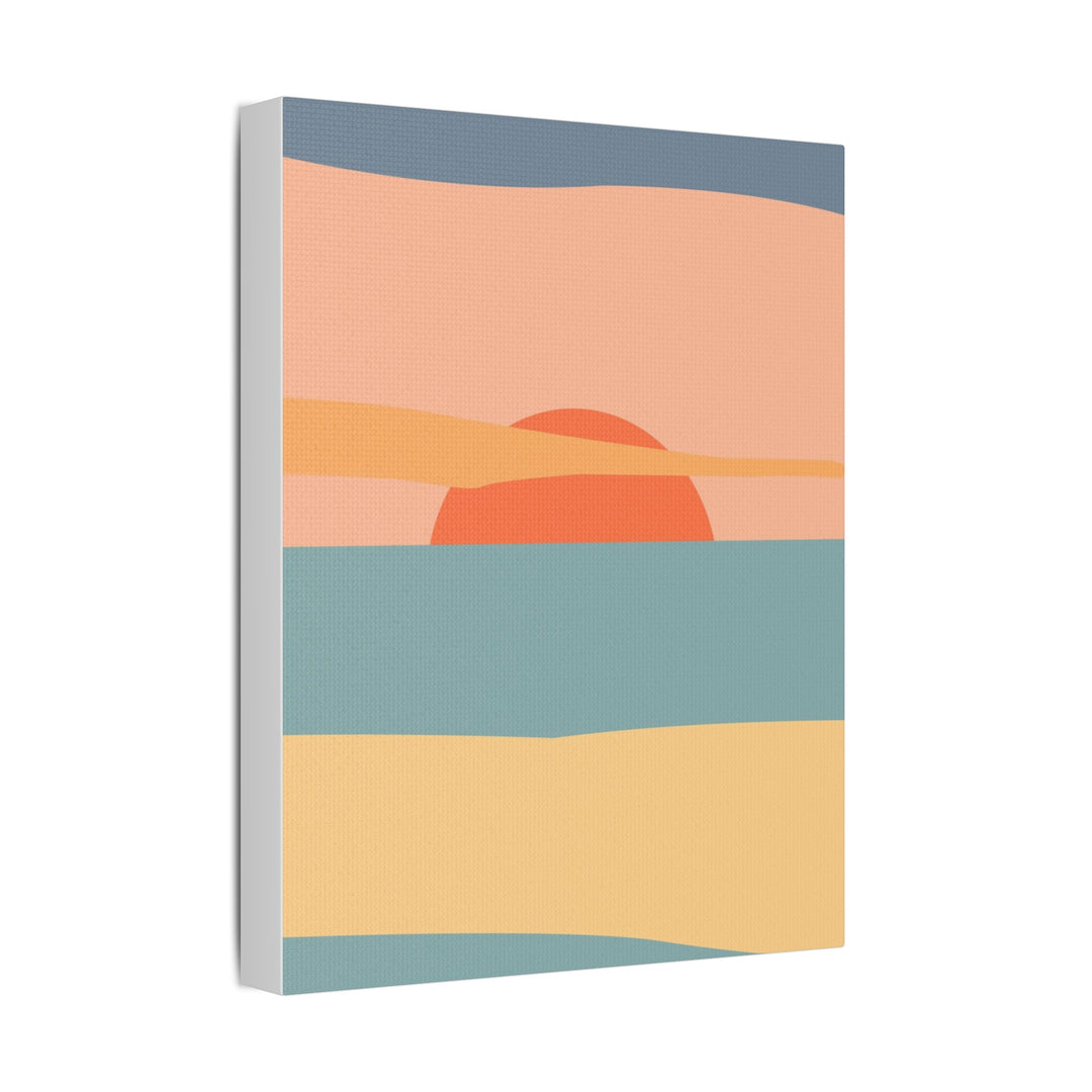 Sunset Serenity Satin Canvas