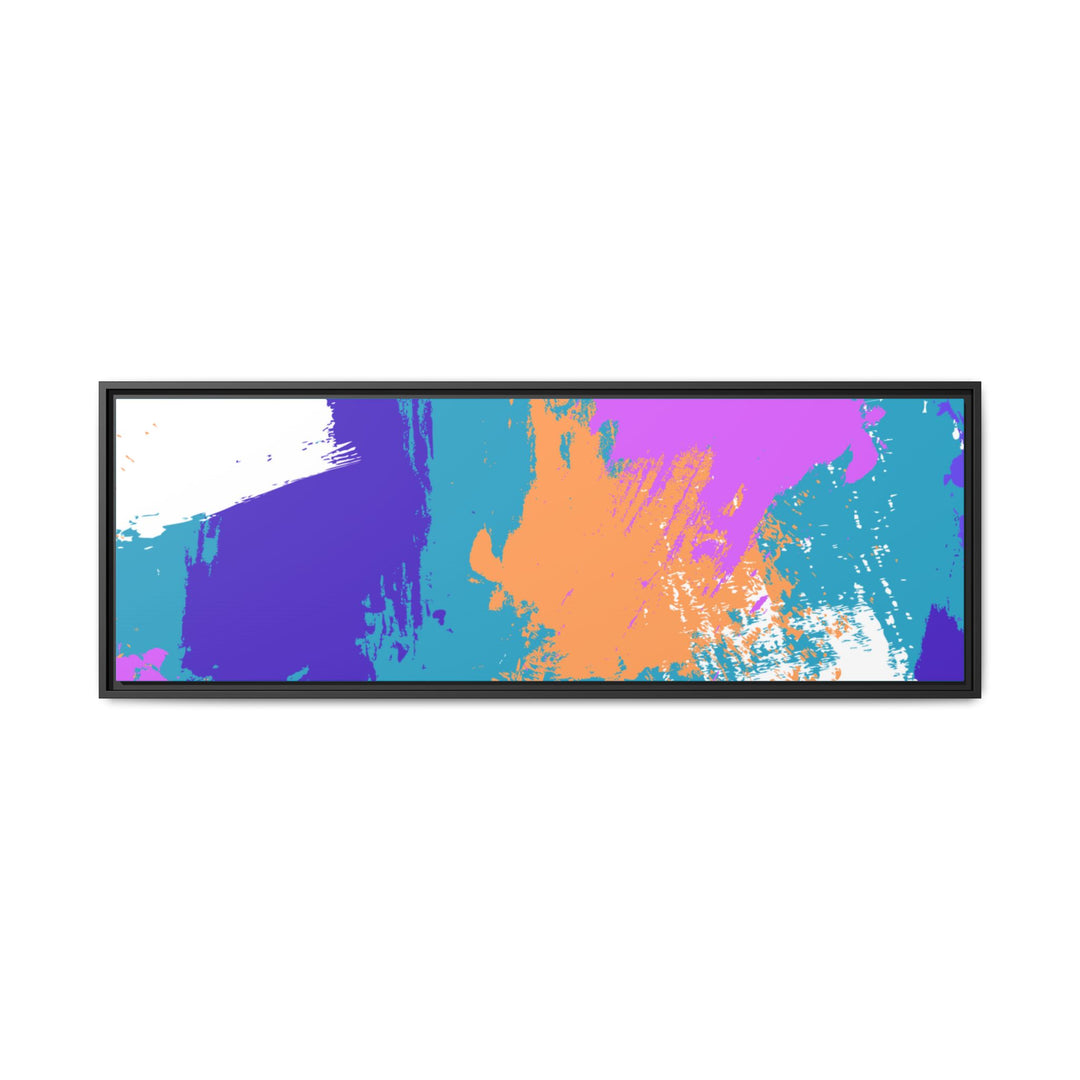 Brushstrokes Harmony Framed Canvas