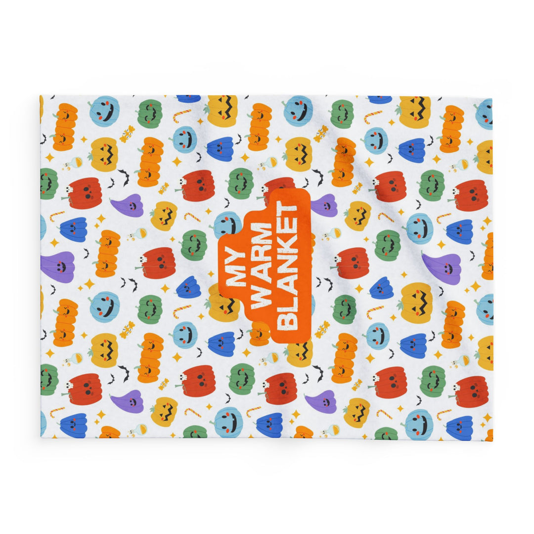 Playful Pumpkins “My Warm Blanket” Fleece Throw