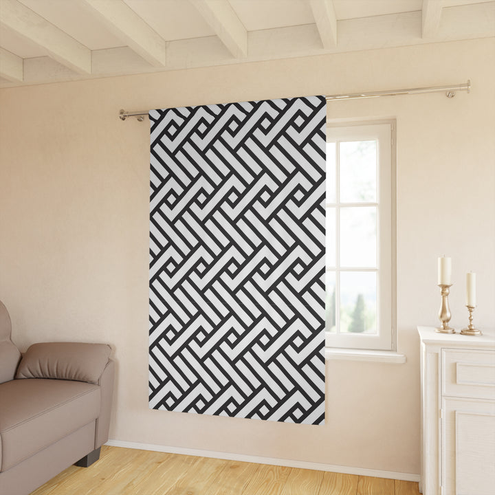 Modern Maze Blackout Curtain