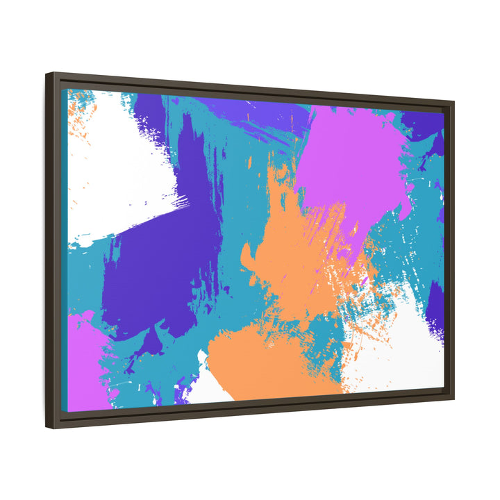 Brushstrokes Harmony Framed Canvas