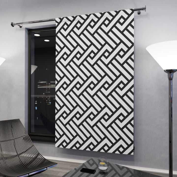 Modern Maze Blackout Curtain