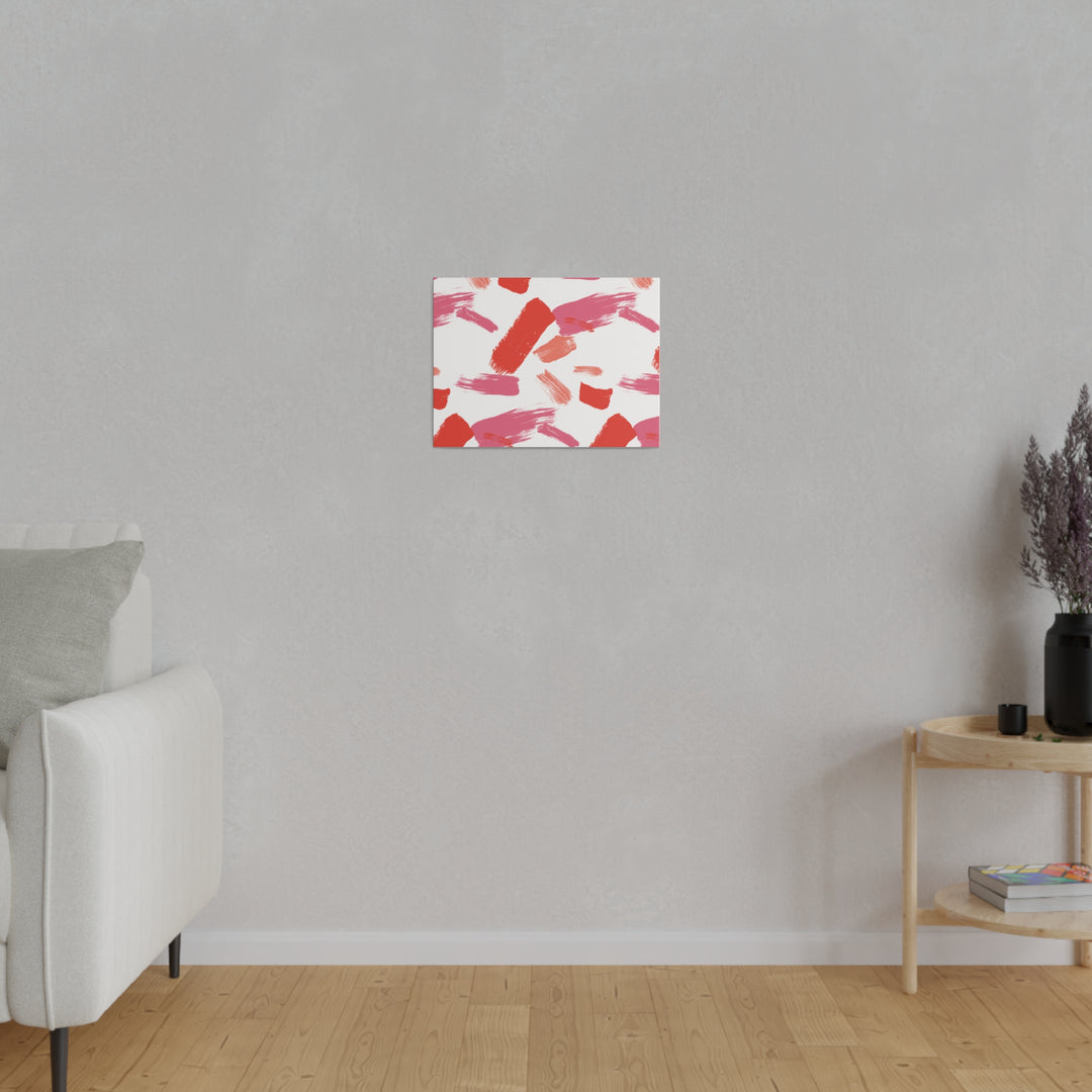 Abstract Expressionism Satin Canvas