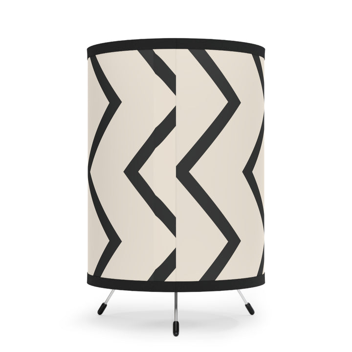 Chevron Chic Tripod Lamp