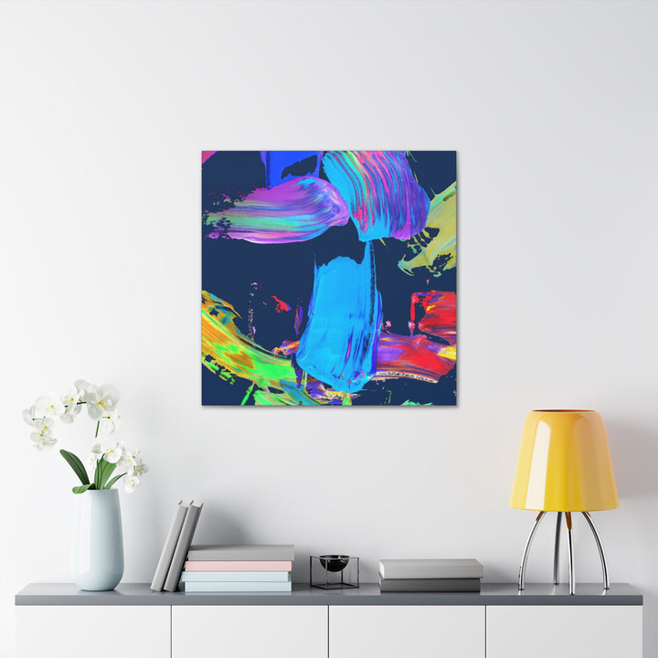 Vivid Brushstrokes Gallery Canvas