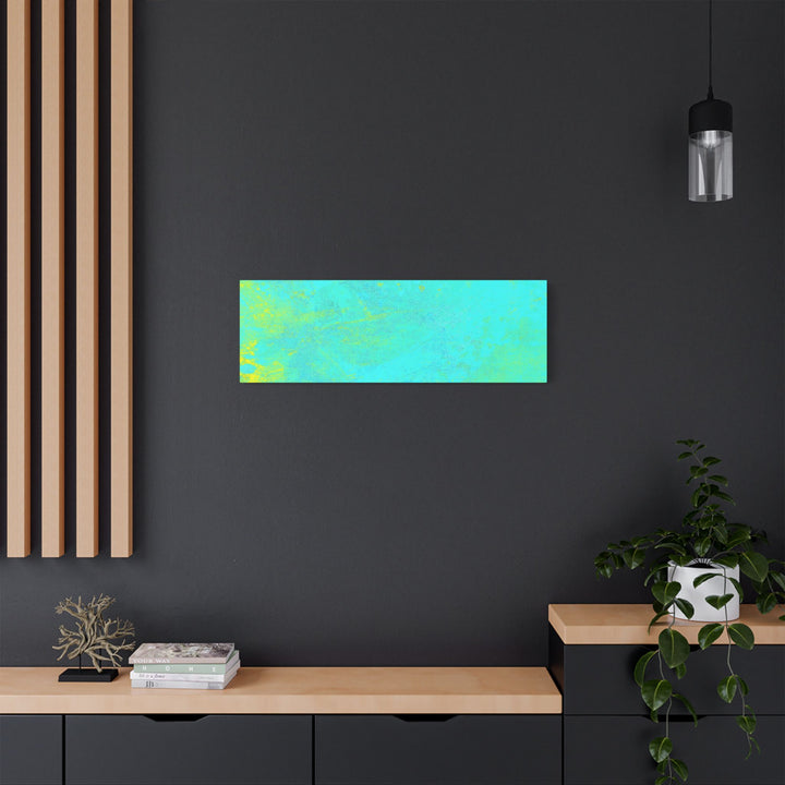 Vivid Abstract Satin Canvas Print