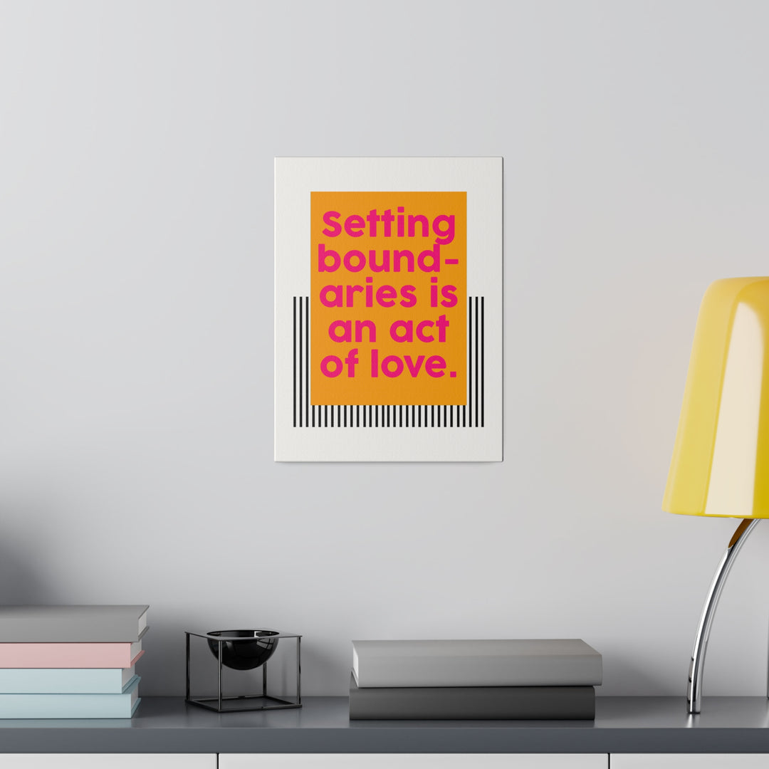 Boundaries of Love Canvas Print