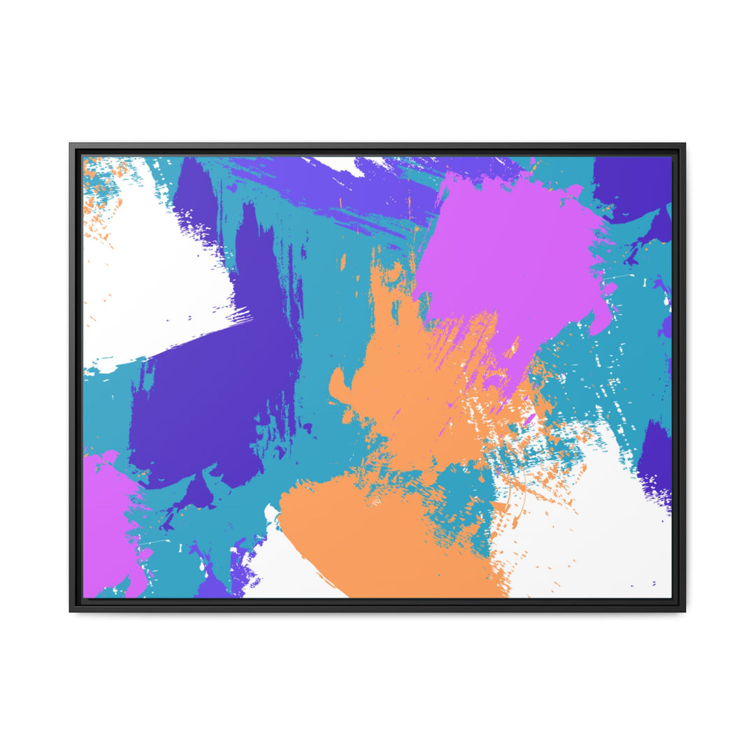 Brushstrokes Harmony Framed Canvas