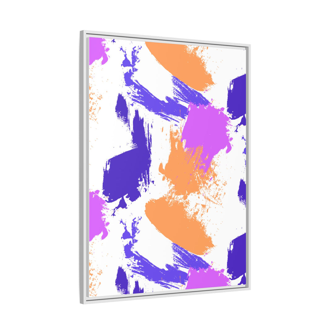 Brushstrokes Harmony Framed Canvas