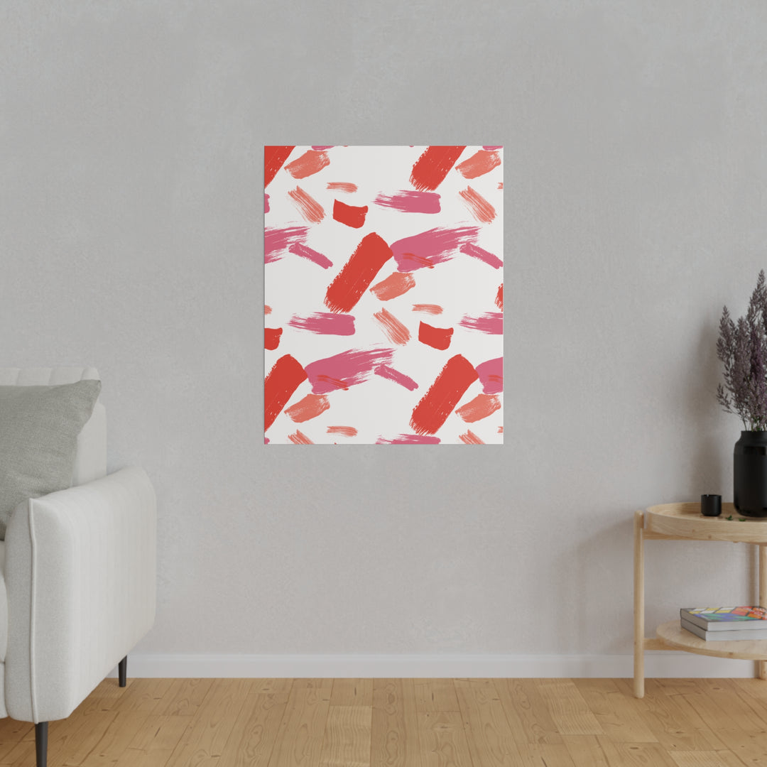 Abstract Expressionism Satin Canvas