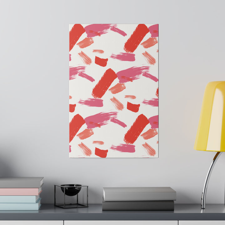 Abstract Expressionism Satin Canvas