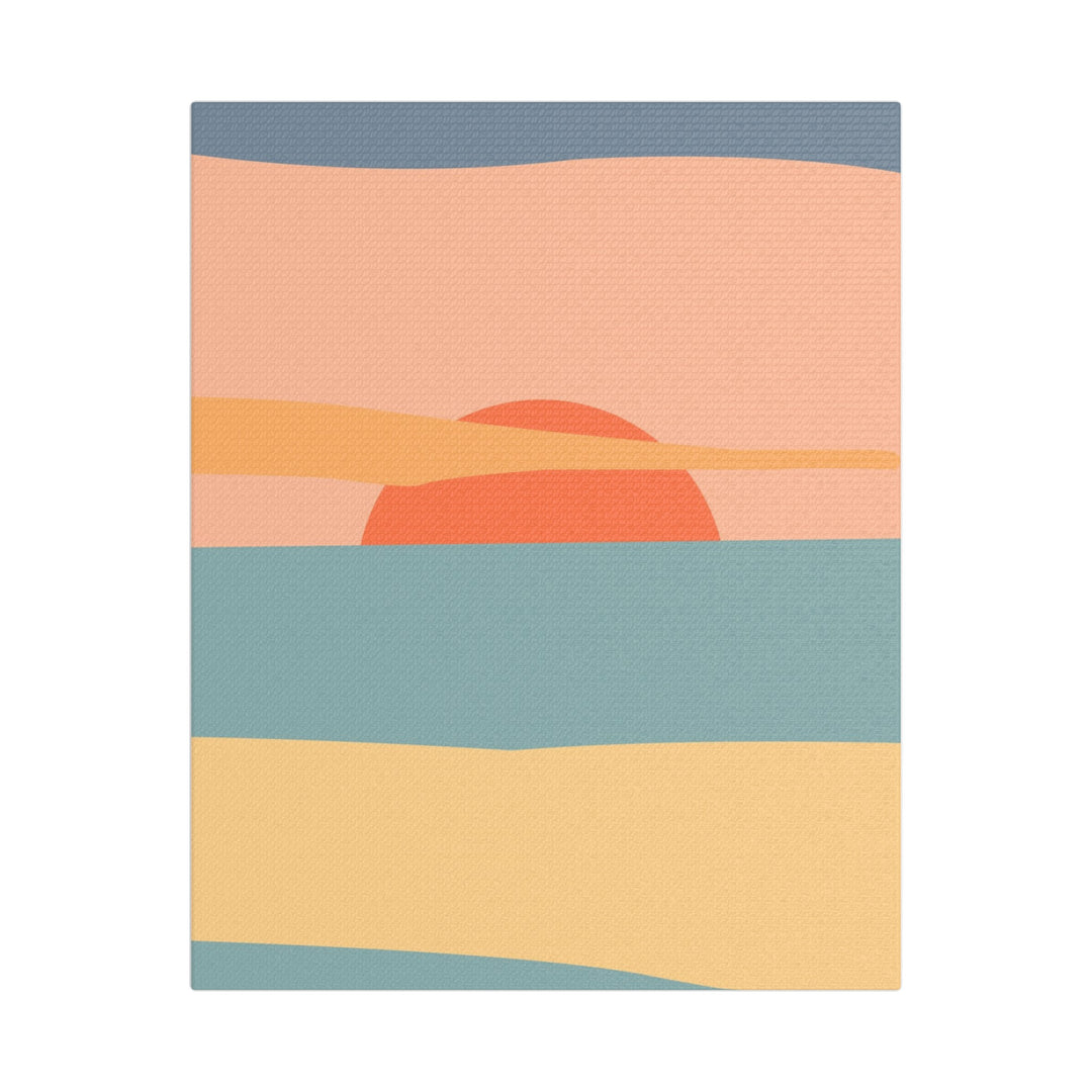 Sunset Serenity Satin Canvas