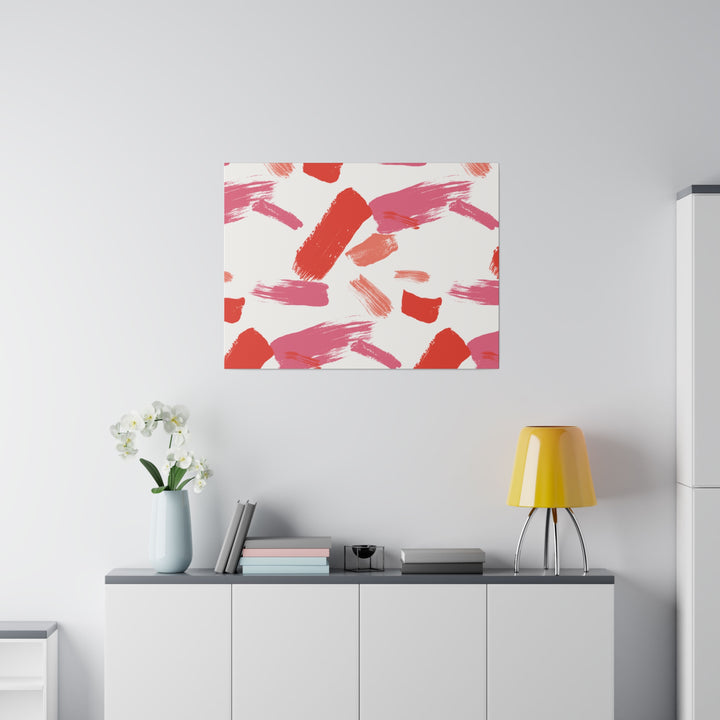 Abstract Expressionism Satin Canvas