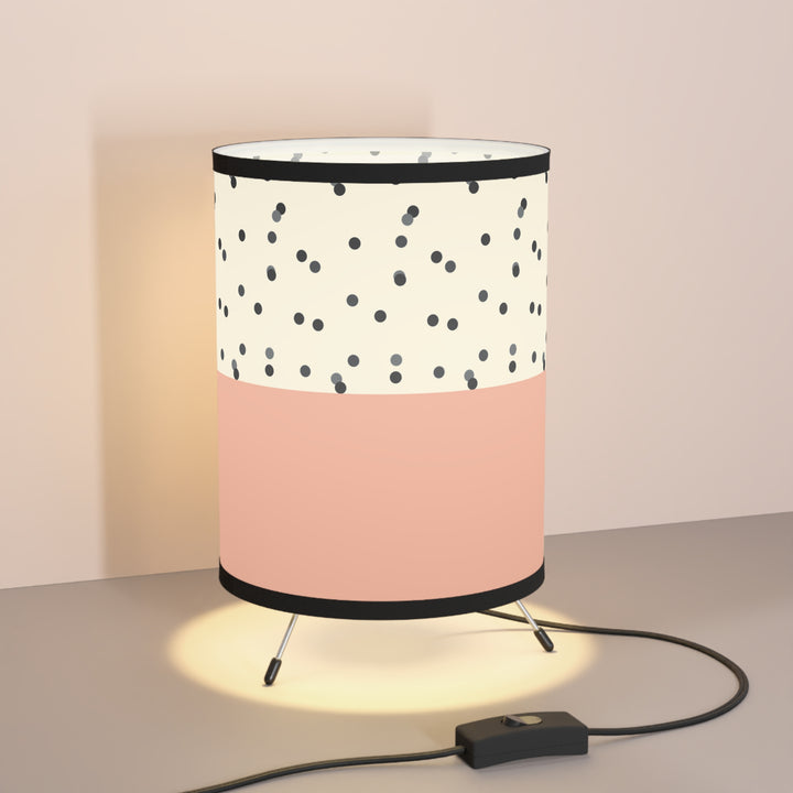 Polka Dot Tripod Lamp