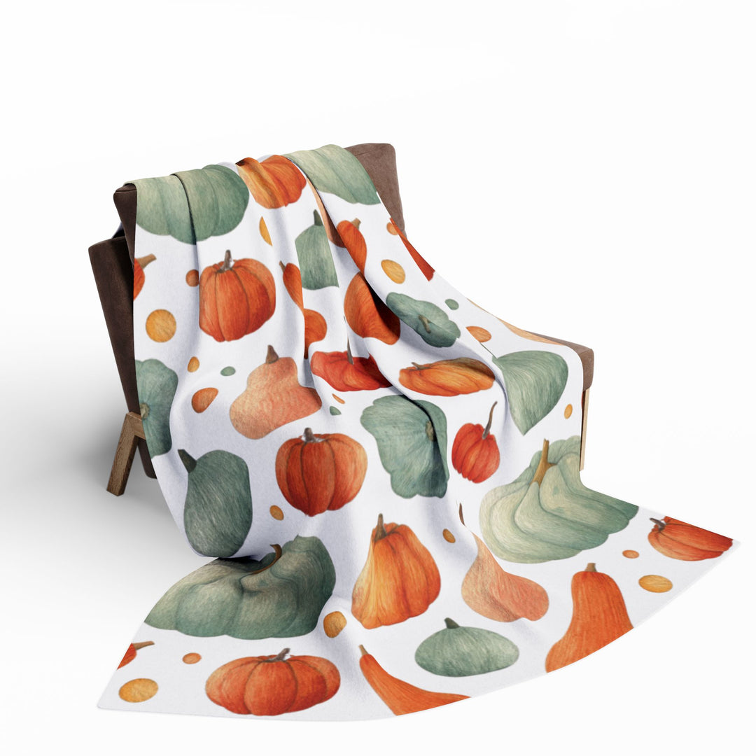 Harvest Pumpkins Fleece Blanket