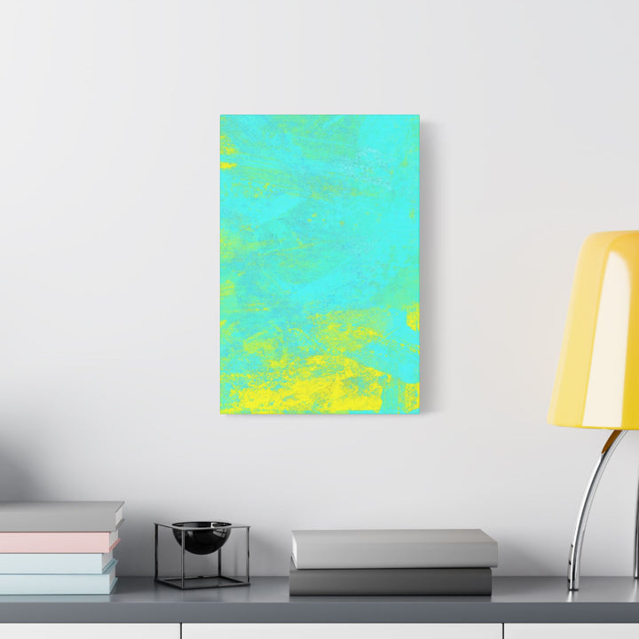 Vivid Abstract Satin Canvas Print