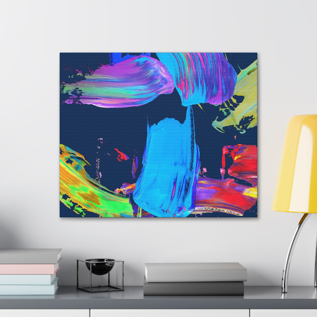 Vivid Brushstrokes Gallery Canvas