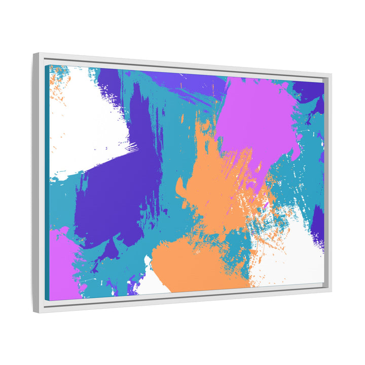 Brushstrokes Harmony Framed Canvas