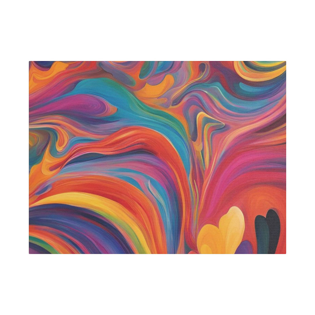 Bold Strokes Abstract Canvas