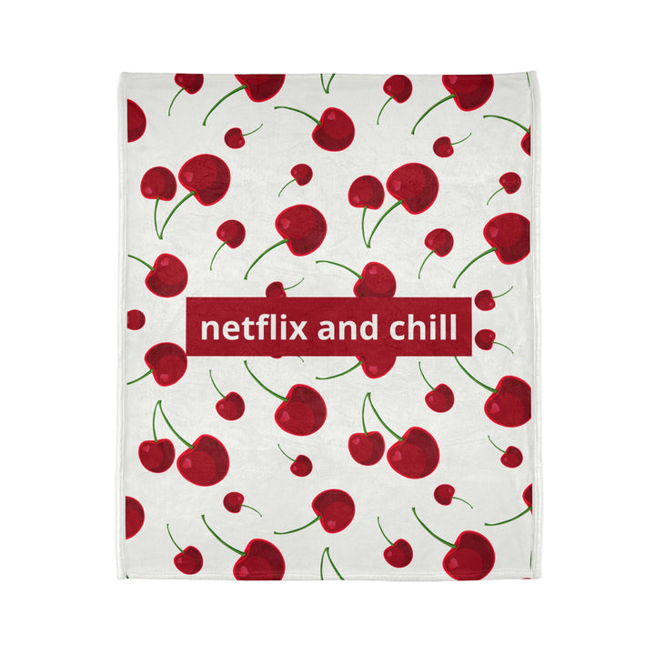 Soft Cherry Blanket  - "Netflix & Relax"