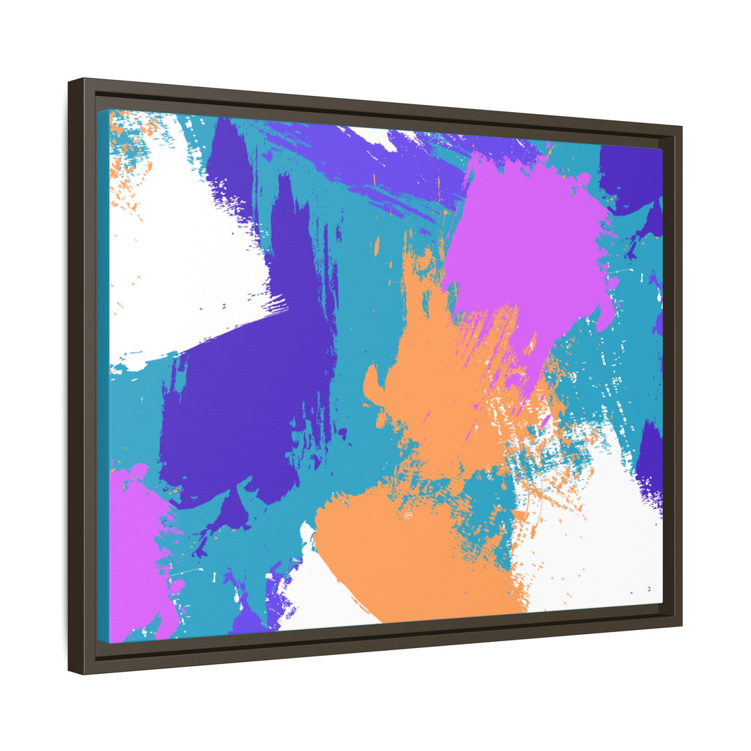 Brushstrokes Harmony Framed Canvas