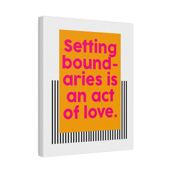 Boundaries of Love Canvas Print