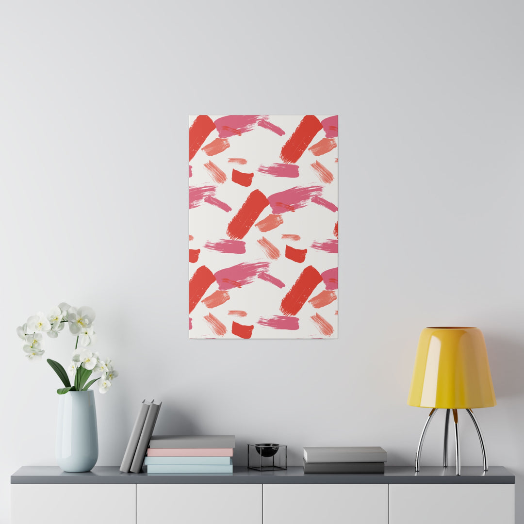 Abstract Expressionism Satin Canvas