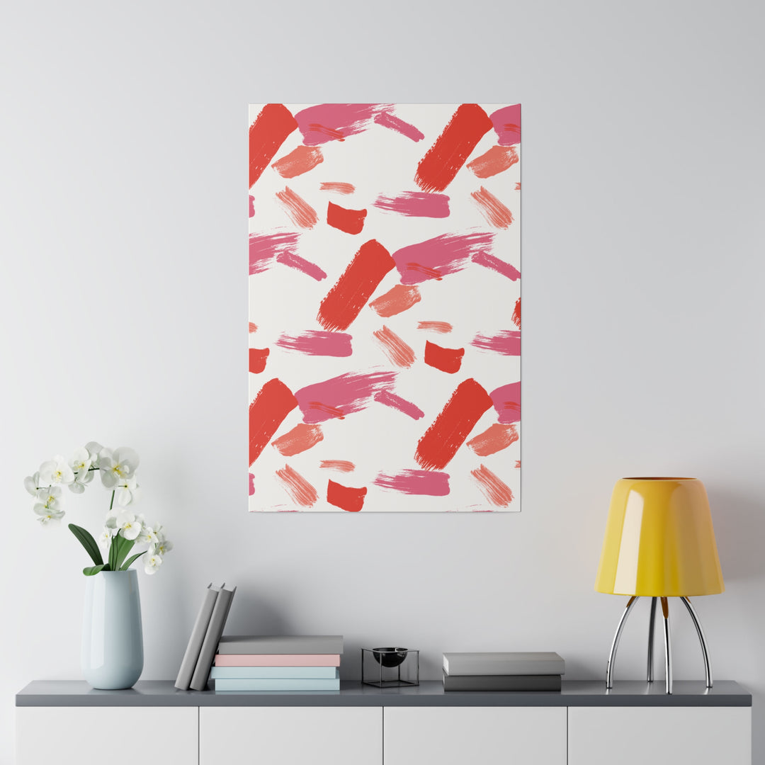 Abstract Expressionism Satin Canvas