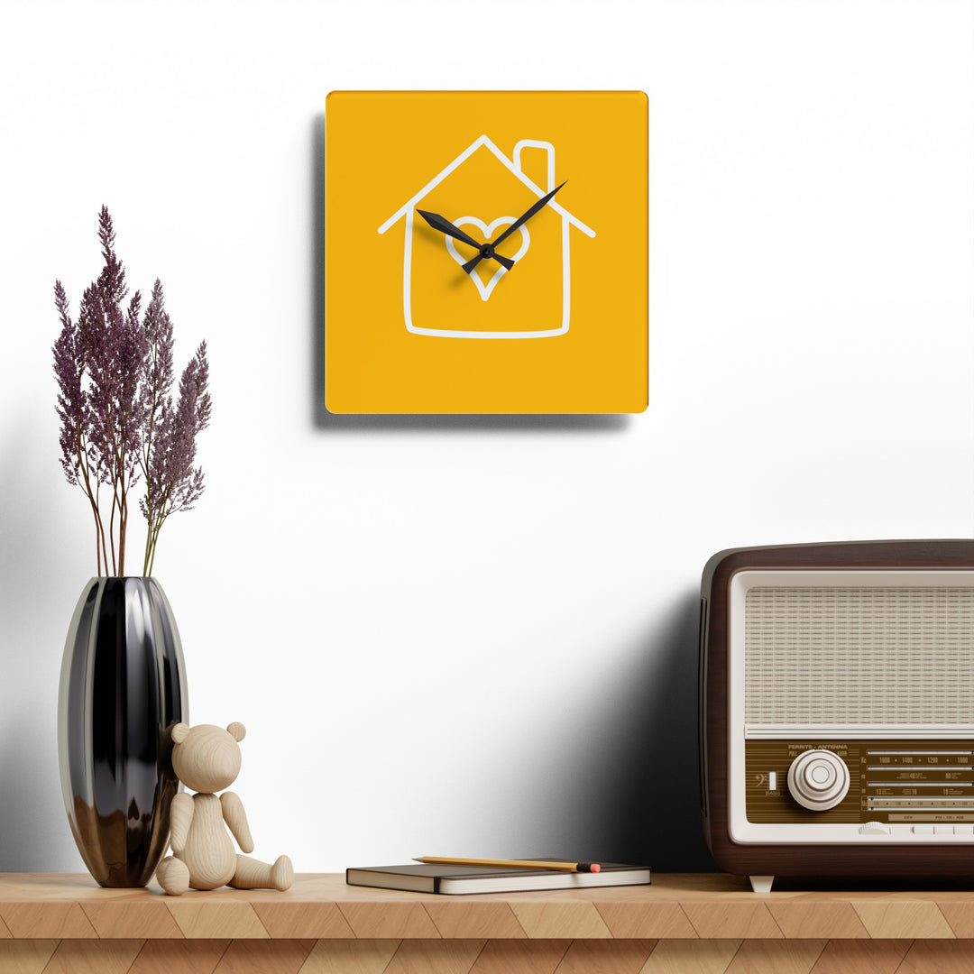 Sunny Home Acrylic Wall Clock