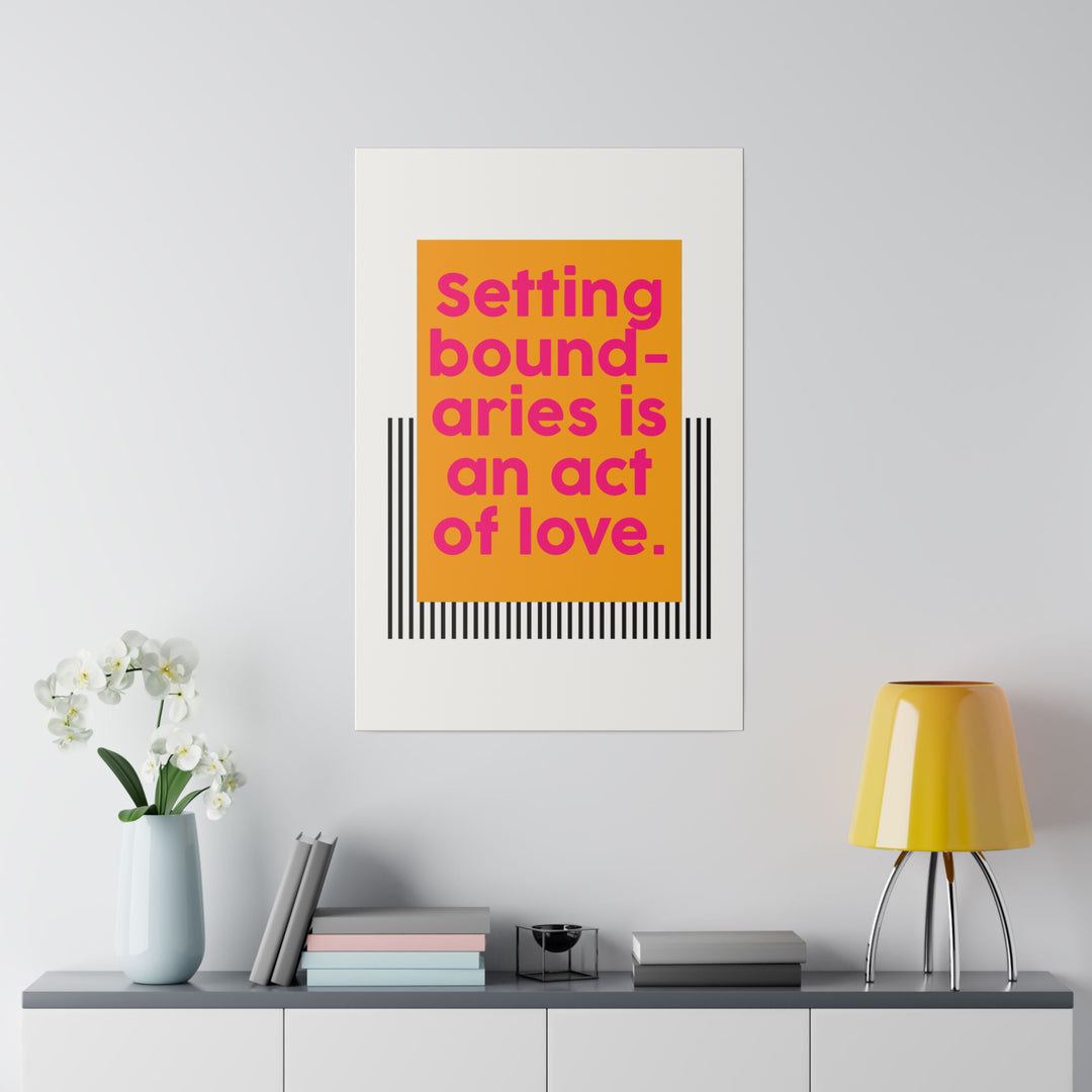 Boundaries of Love Canvas Print