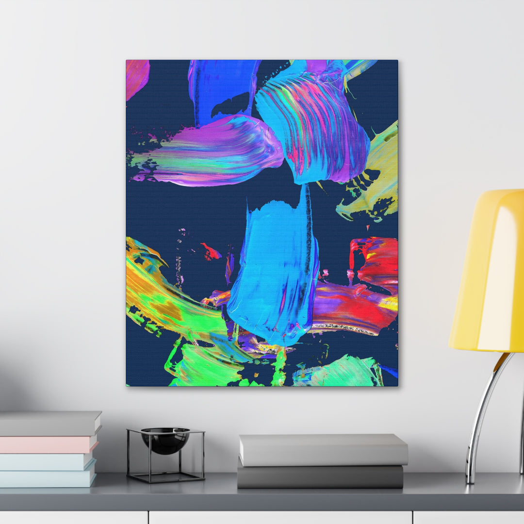 Vivid Brushstrokes Gallery Canvas