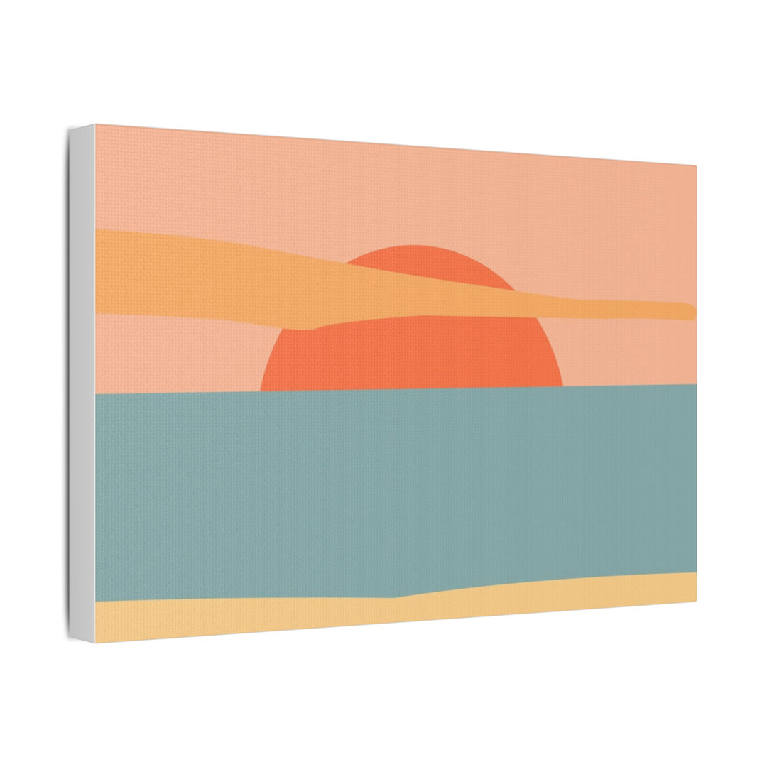 Sunset Serenity Satin Canvas