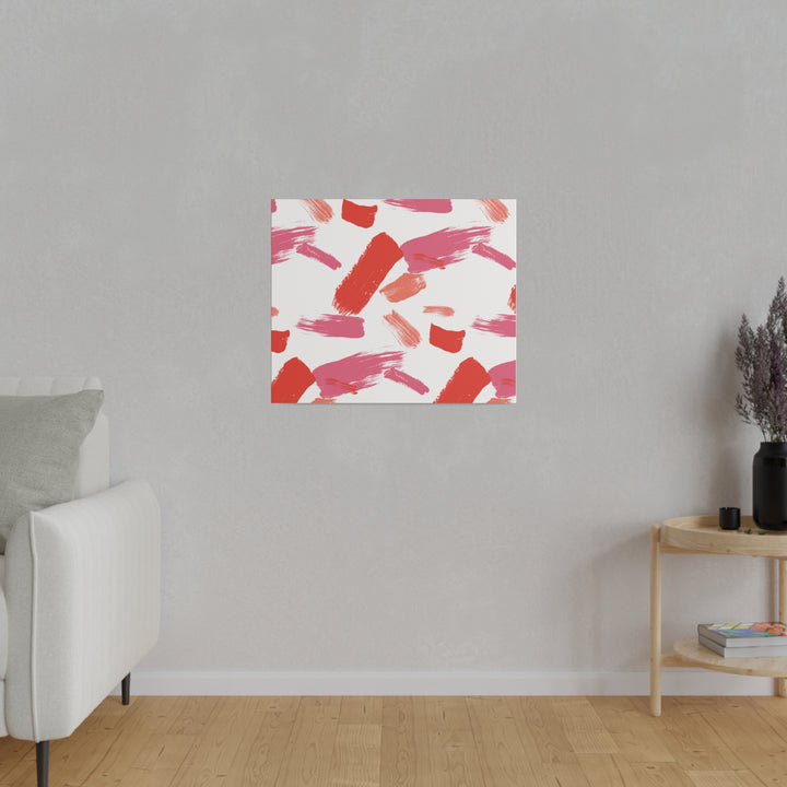 Abstract Expressionism Satin Canvas