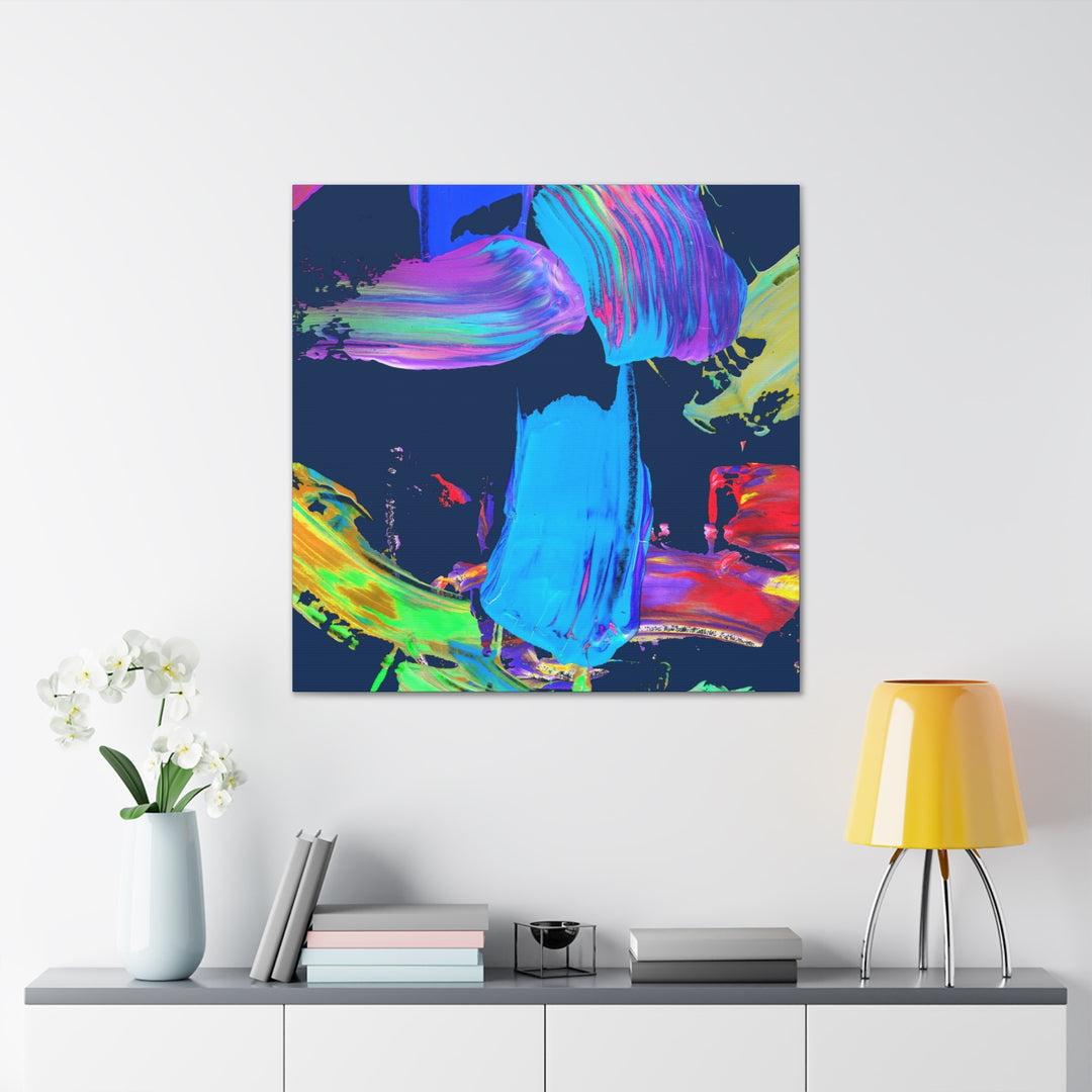 Vivid Brushstrokes Gallery Canvas