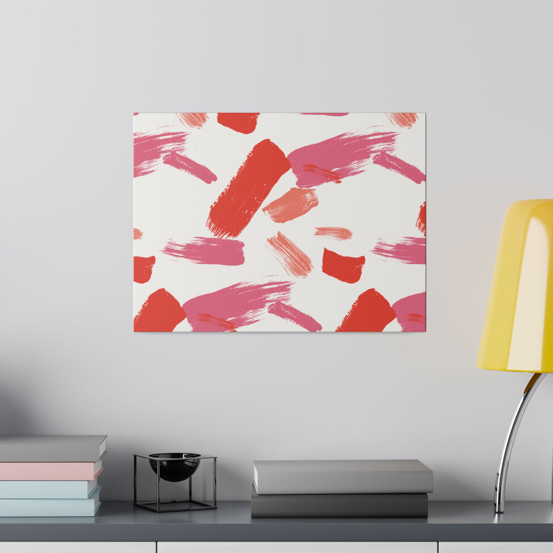 Abstract Expressionism Satin Canvas