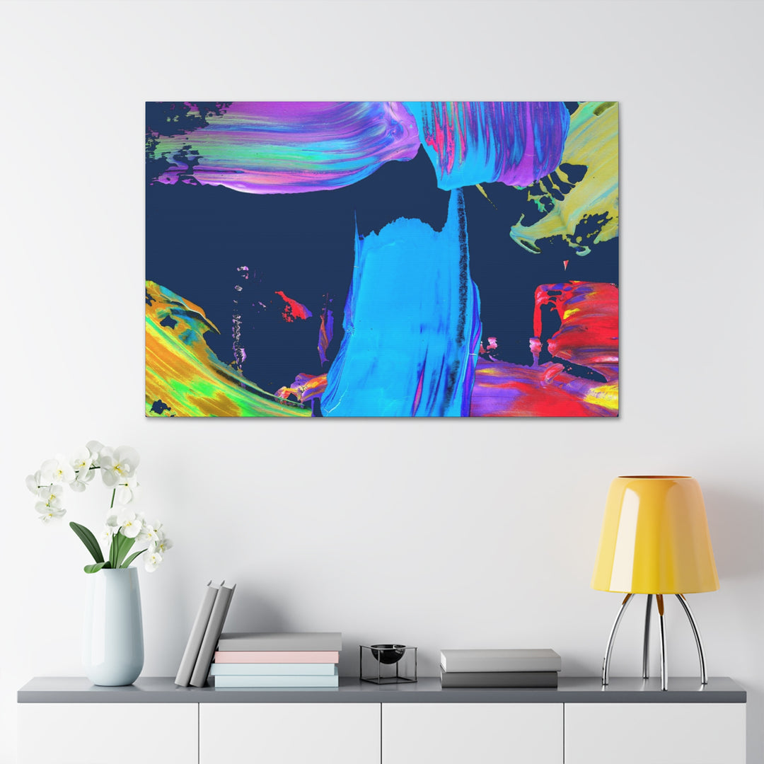 Vivid Brushstrokes Gallery Canvas