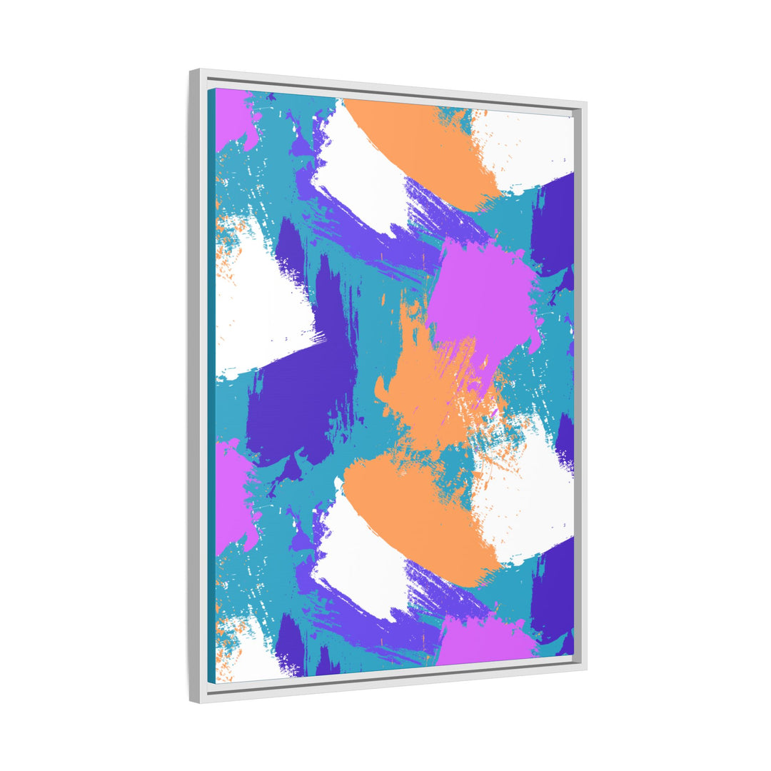 Brushstrokes Harmony Framed Canvas