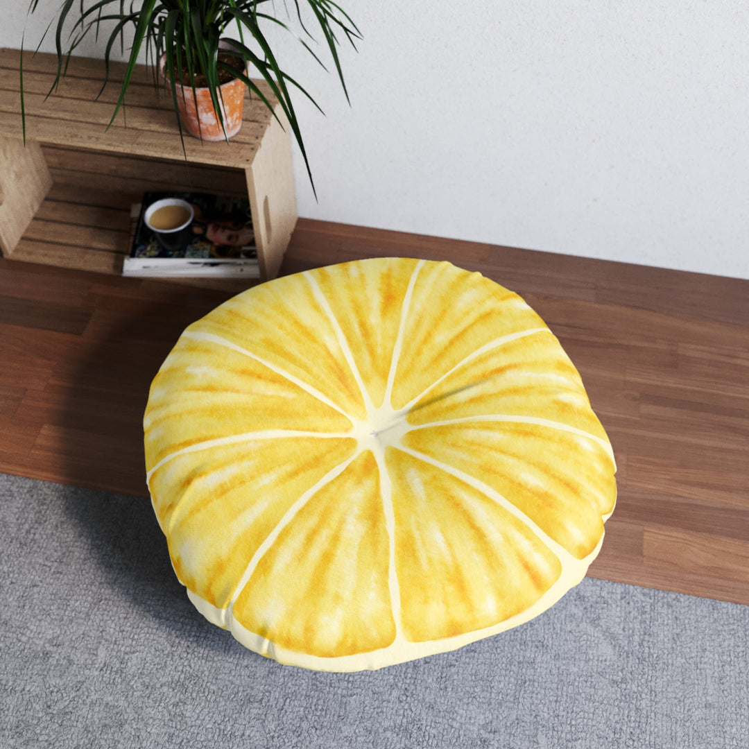 Lemon Slice Floor Pillow