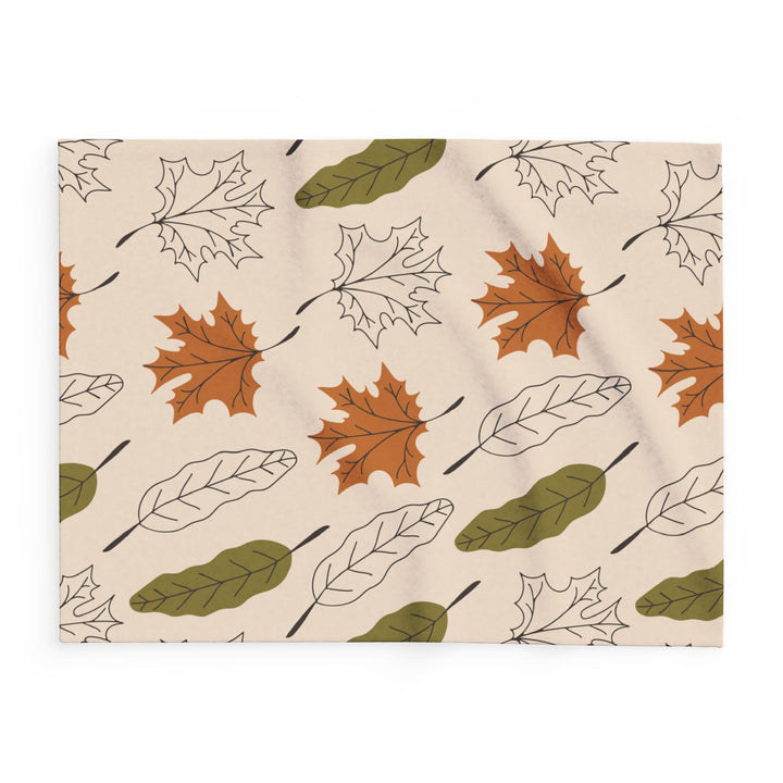 Autumn Leaves Fleece Blanket